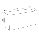 Фасаден LED аплик VIVALUX DUBLIN бяло и черно - 8 W / 4 000 K / IP65