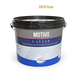 Декоративно интериорно покритие със стъклени перлени топчета MOTIVO CAVIAR на VITEX - ЗЛАТНА база