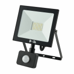 LED прожектор със сензор D-iL серия \"А\" SKU80609 - черен / IP44 / 6 000 K / 3 350 lm / 30 W