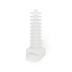 Дюбел за кабелни превръзки ELS-CTH-1 - БЯЛ