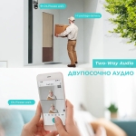 Водоустойчива Wi-Fi ротационна куполна камера с двоен обектив и цветно нощно виждане LYLU 2833 - 5 G / 8 MP