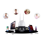 Видео Wi-Fi камера със скоростен купол и уши LYLU 2402 - 5 G / 5 MP