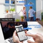Водоустойчива Wi-Fi ротационна куполна камера с цветно нощно виждане LYLU 2645 - 5 G / 6 MP
