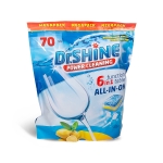 Таблетки за съдомиялна машина Dr Shine Таблетки за съдомиялна машина Dr Shine - 70 броя
