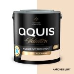 Цветна интериорна боя със силикон AQUIS Selection САТЕН - 2,5 литра