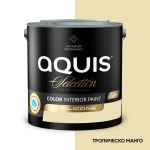 Цветна интериорна боя със силикон AQUIS Selection САТЕН - 2,5 литра