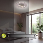 Многофункционална LED плафониера с дистанционно Vivalux ALIS - 64 W