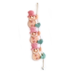 Висяща коледна декорация със звънче - КАНЕЛЕНА БИСКВИТКА Дядо Коледа