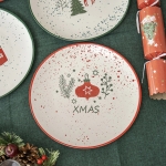 Керамична коледна чиния Xmas - 4 мотива