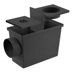 Шахта за водосточна тръба с ХОРИЗОНТАЛНО оттичане LEXON Shaft-Line