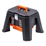 Пластмасова табуретка с вграден органайзер за съхранение и дръжка за носене TACTIX 320352