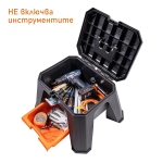 Пластмасова табуретка с вграден органайзер за съхранение и дръжка за носене TACTIX 320352