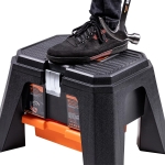 Пластмасова табуретка с вграден органайзер за съхранение и дръжка за носене TACTIX 320352