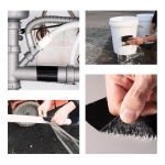 Полиетиленова водоустойчива самозалепваща лента MAGUS за бързи ремонти на течове - 1,5 метра × 50 мм