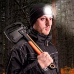 Двуслойна шапка с LED фенерче NEO Tools 81-621