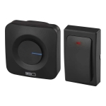 Безжичен звънец EMOS P5729B с 36 мелодии на звънене и оптична сигнализация