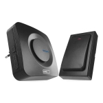 Безжичен звънец EMOS P5729B с 36 мелодии на звънене и оптична сигнализация