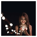 LED наносоларна верига 12 м Emos - бяла светлина