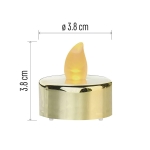 Декоративни LED чаени свещи EMOS DCCV13 - 6 броя