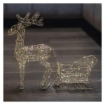 Светещ елен с шейна на батерии Emos