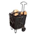 Метална количка за дърва с две колела - ПЛАМЪК