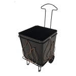 Метална количка за дърва с две колела - ПЛАМЪК