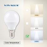 LED крушка Vivalux CAMEO GCL - Е14 W / 5 W