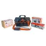 Комплект акумулаторен мултишлайф DALMT18-1 с батерия и зарядно + 12 бр аксесоари с чанта Daewoo