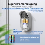 Безжичен звънец с кинетичен бутон и контакт RL-3886F2 AC - БЯЛ