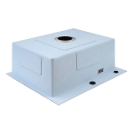 Кухненска мивка от неръждаема стомана с цвят Satin BÖHM BH6050S - SUS304 / 600 × 500 × 215 мм