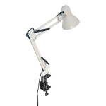 Настолна лампа с метална основа и щипка VITO PIXXAR 5301670 - Е27 / White Metal