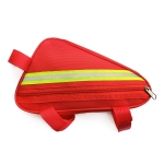 Аптечка за велосипед тип триъгълник – червена със светлоотразителна лента