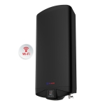 Бойлер с плосък дизайн ЕЛДОМ GALANT DU080W-B в черен матов цвят