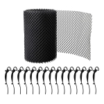 Мрежа за улуци с 12 броя скоби Hydro-Fix - 6 метра / Ширина - 175 мм