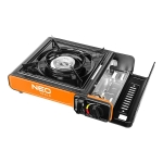 Преносим туристически газов котлон за къмпинг NEO Tools 20-050 с пластмасово куфарче