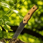 Туристически нож NEO Tools 63-110 с цяло острие и кания - 25 см