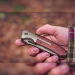 Туристически сгъваем нож NEO Tools 63-115 с дървена дръжка - 220 мм