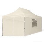 Страница за шатра от полиестер без прозорци De\'HOME FC-004B в бежов цвят - 3 × 3 метра