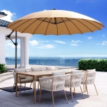 Чадър тип Банан - Бежов