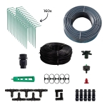 Комплект за капково напоителна система на зеленчукови градини или оранжерии AGRODRIP DIY с хидропоника - до 100 м² / Ø 16 мм