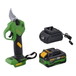 Акумулаторна безчеткова градинска ножица с дисплей, батерия, зарядно и куфар Partner Pro PP-FE3A - срез 30 мм / 20 V / 3Ah