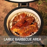 Керамично барбекю на дървени въглища Ziel Grill Kamado Small 13