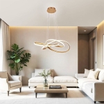 LED полилей MAREA със CCT смяна на цветната температура 3000-4000-6000К / 60 W / ЗЛАТО