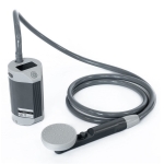 Портативен акумулаторен външен душ с LCD дисплей с USB зареждане PAOLO 380057 - СИВ, 5 V , 5 000 mAh
