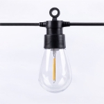 LED соларно въже LIGHTEX ROBY RGB с 10 лампи, 6,5 м