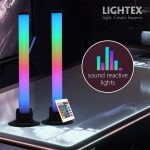 Комплект LED декоративни лампи LIGHTEX VEGAS с дистанционно управление, RGB + 3000K, 2 броя