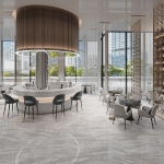 Полиран гранитогрес CANYON GRIGIO със сив мраморен дизайн - 60 × 120 см