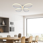 LED плафон Vivalux BUTTERFLY-C със CCT смяна на цветната температура - 37 W / БЯЛ