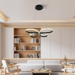 LED полилей Vivalux BUTTERFLY-P със CCT смяна на цветната температура - 37 W / ЧЕРЕН