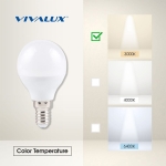 LED крушка Vivalux CAMEO GCL - Е14 W / 5 W